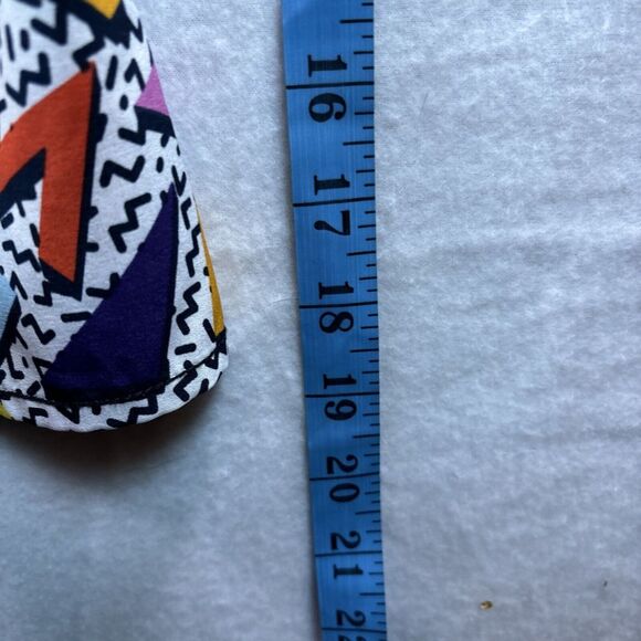 Drill Clothing Co. Shirt Mens L Multi Geometric 90s Throwback Saved By The Bell - Picture 6 of 9